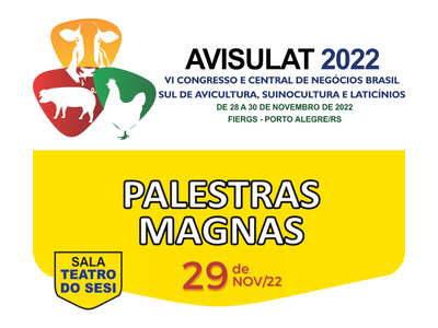 29/11/2022 - VI AVISULAT 2022 - 29/11 - Palestras Magnas